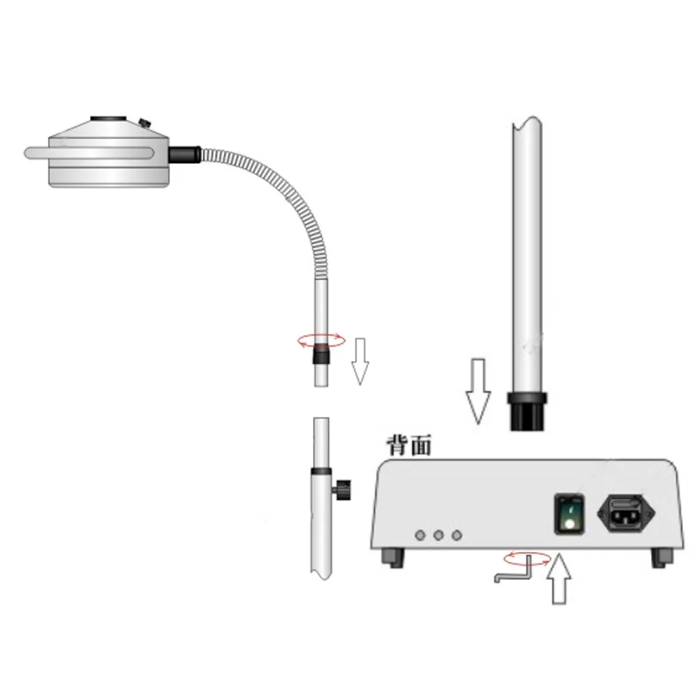 Stand Type Shadowless Surgical Illuminating LED Operating Lamp for Hospital Room Equipment