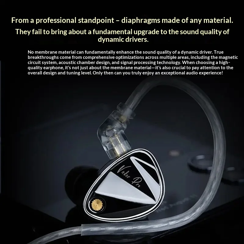 In Stock Kz Vader Pro Hifi Bass In Ear Earphones 6-Driver Dynamic Iem , Two Expetty Tuned Sound Profies Music Headsets Hot Sale
