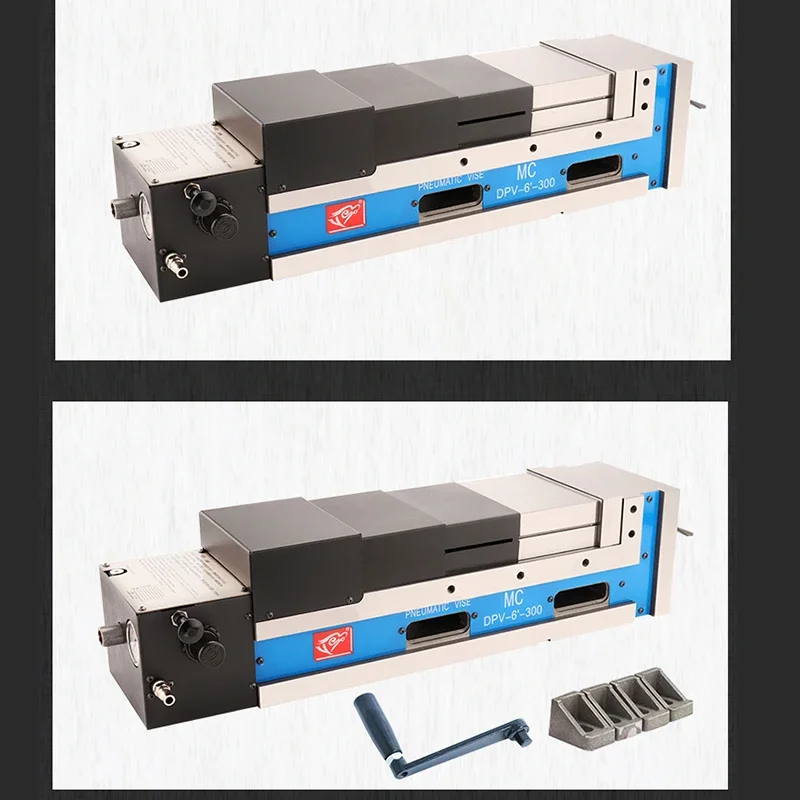 6 Inch Pneumatic Vise CNC Computer Pneumatic Clamp Right Angle Vise 90° Milling Machine Precision Vise hydraulic vice