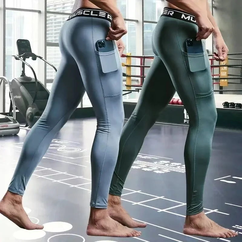 KNOW DREAM Gym Pantalones deportivos para correr y fitness para hombre Pantalones ligeros y flexibles ajustados