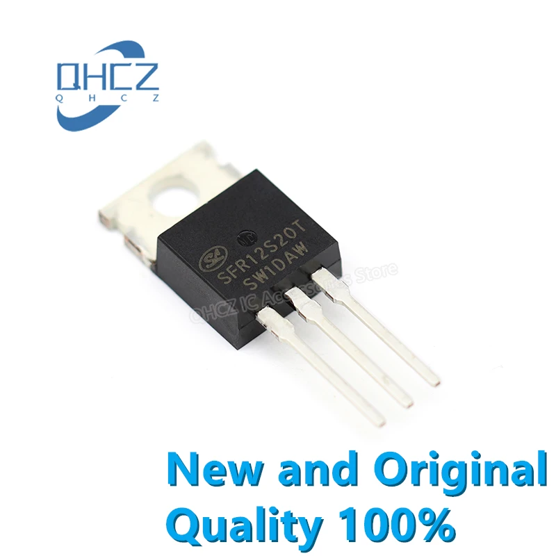 5pcs SFR12S20T TO-220-3L 200V 6A 35ns Fast Recovery / Ultra Fast Recovery Diodes New and Original In Stock