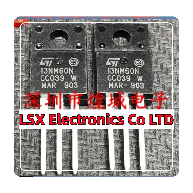 10PCS-50PCS  13NM60N STF13NM60N  TO-220F 650V 11A   Original In Stock Fast shipping