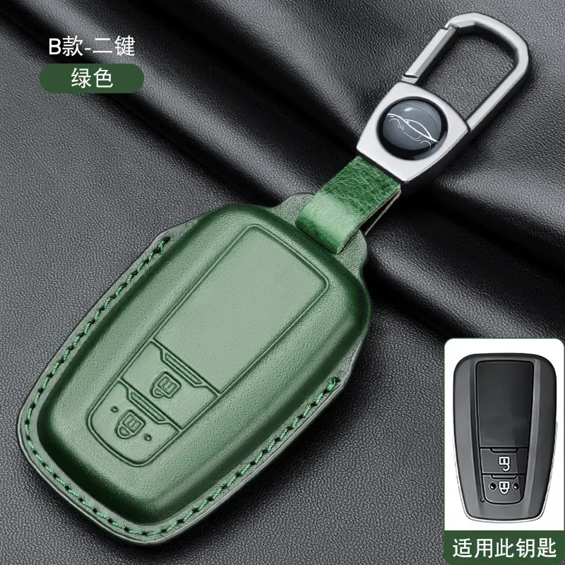 Funda de llave de coche, carcasa de Zinc para Toyota Prius, Camry, Corolla, C-HR, CHR, RAV4, Prado, Izoa, Levin, Avalon, 2018, 2019, 2020