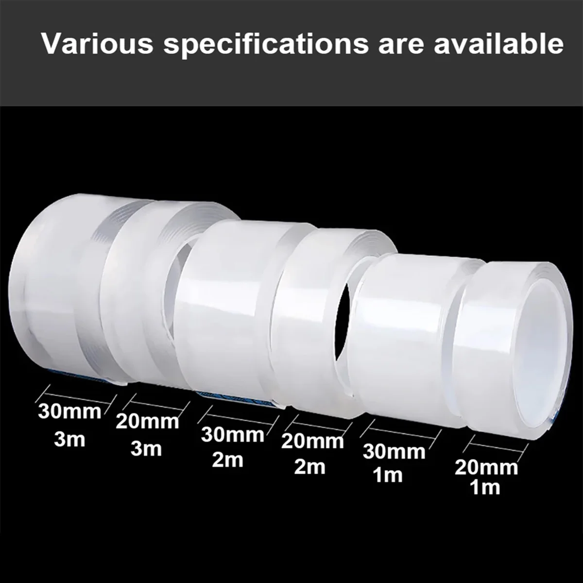 Nano Double Sided Adhesive Tape Waterproof Transparent Decorative Tape Reusable Tape Tools For Home