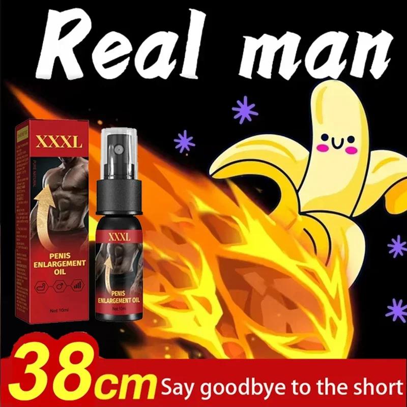 Mens Penis Enhancement Enlargement Adult Sexual Oil Boost Male Sexual Strength