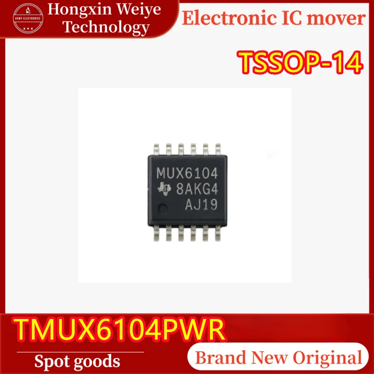 (5/10Pieces) TMUX6104PWR MUX6104 TSSOP-14 Precision Analog Multiplexer IC Original New Fast Shipping
