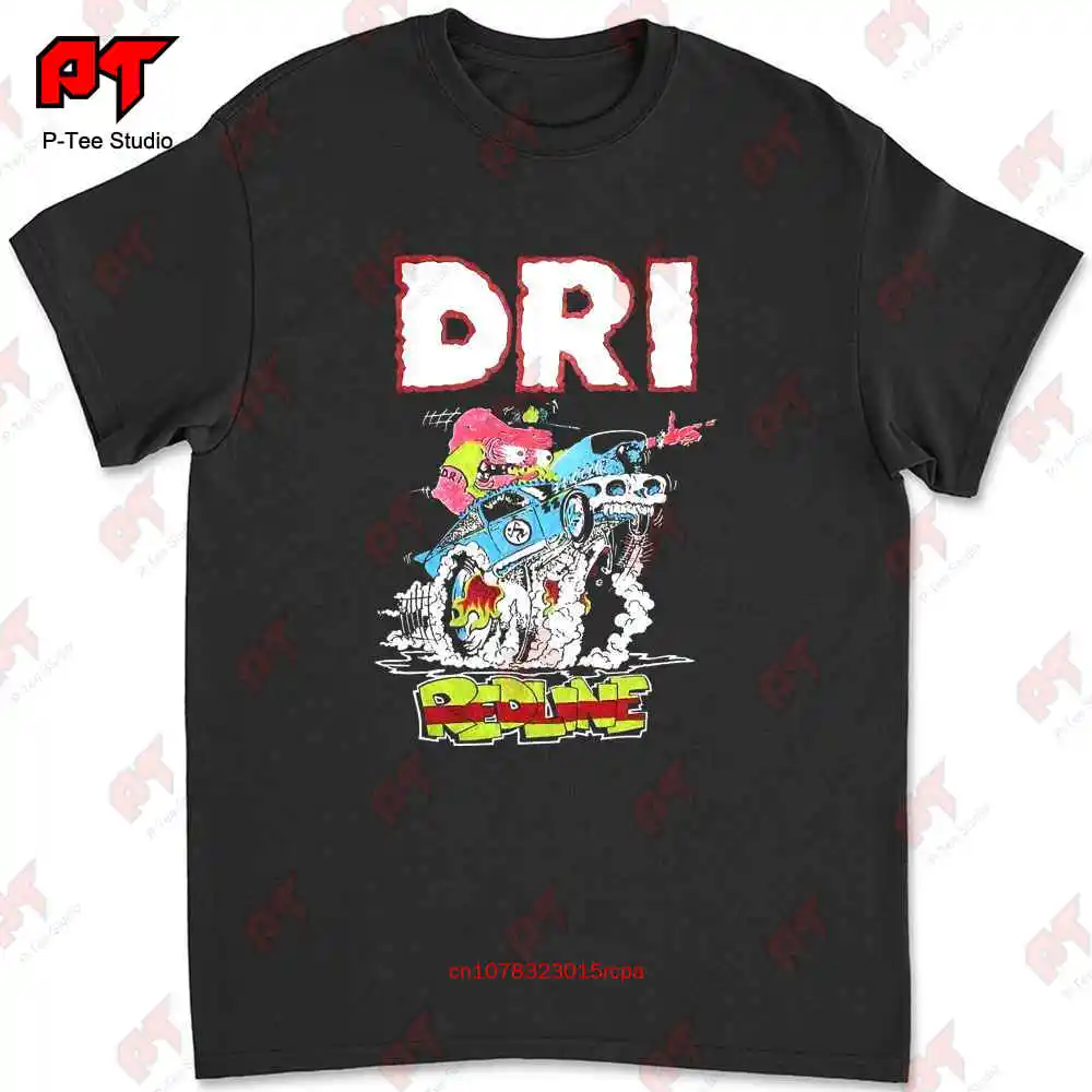 Dirty Rotten Imbeciles 1987 Crossover Tour Redline Logo Dri T-shirt HKKX