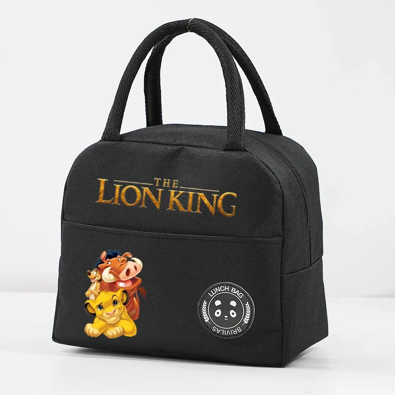 Mufasa The Lion King Lunch Hand Bag Child\'s Teenage Disney Movie Cartoon Cute Lunch Box Men Office Thermal Insulat Case Kid Gift