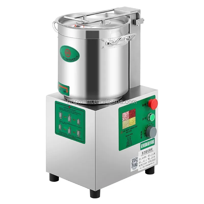 Electric Vegetable Chopper Industrial Food Processor Bakery Dough and Nut Grinder Bulk Onion Cutter Machine