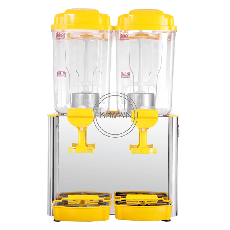 

18L*2 Cold & Hot Drink Fruit Juice Dispenser Orange Cola Beverage Blenders and Juicers Carbonated Drinks Vending Machine