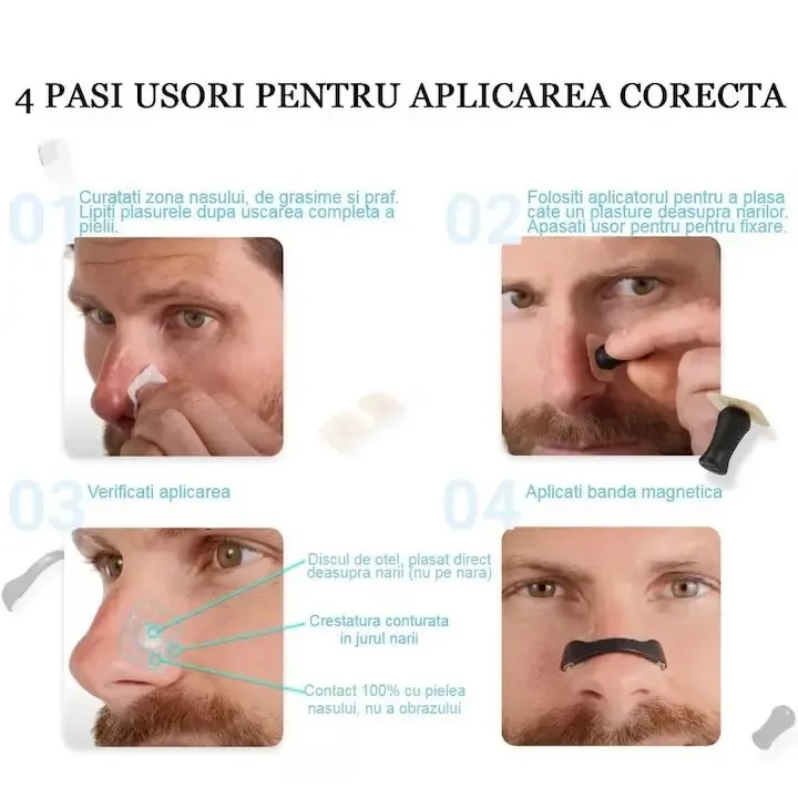 Magnetic Nasal Dilator Clip Sleep Aid for Snoring