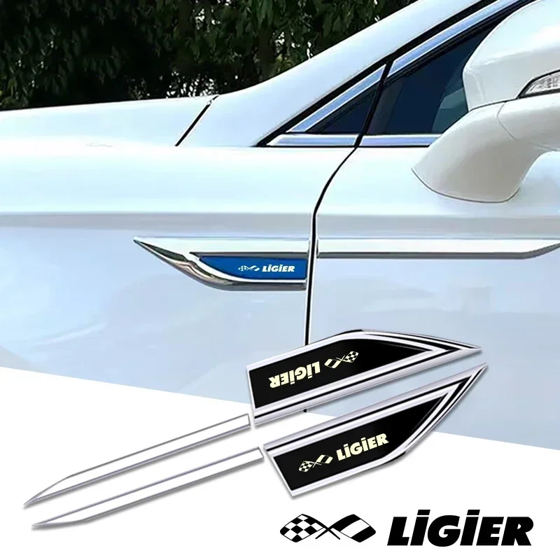 2pcs car accessory Side Doors Blade car stickers car accessories for ligier js50 L js2 js60 jsc jsp4 X-TOO