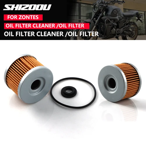 Imagen 1 del producto Para ZONTES 310cc ZT310-X ZT310-R ZT310-T ZT310-V 310-X1-R2 ZT310X ZT310R ZT310T ZT310V filtro de aceite limpiador de motocicleta