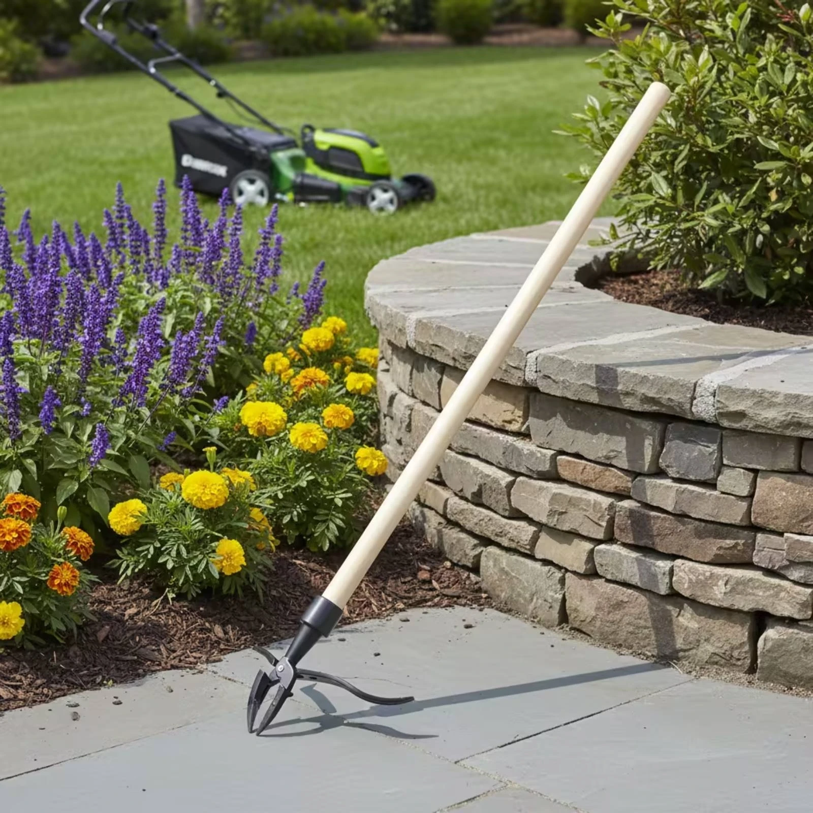 Plant Puller Manual Stand up Plant Puller Weeder Sturdy Root Remover Effortless for Gardeners, Garden, Lawn