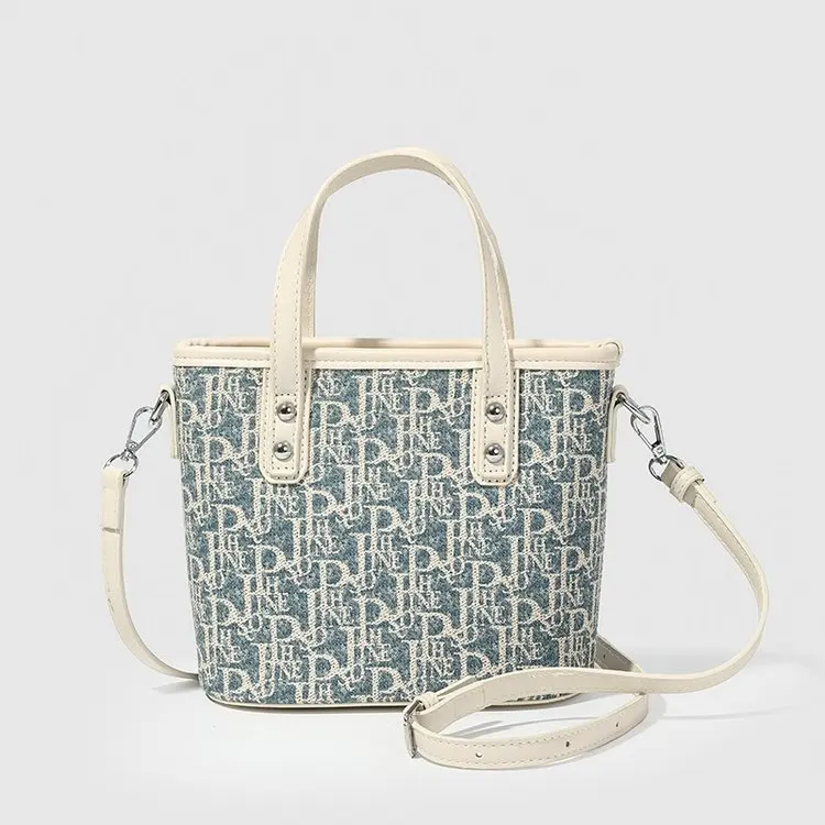 Unique Letter Logo Commuter Diaper Bag For Women Elegant Leather Crossbody Handbag Designer Chic Retro Shoulder Tote Large