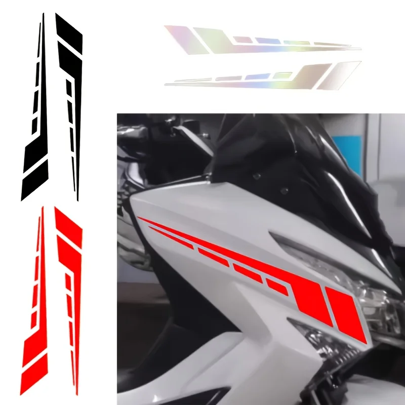 

2pcs motorcycle stripes stickers decals vinyl waterproof durable decorative decals