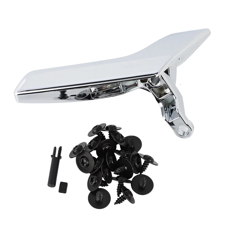 Chrome Car Inner Interior Door Handle Repair Kit (Right) With Control Arms Bushings Suspension Lower LH+RH 1663300143