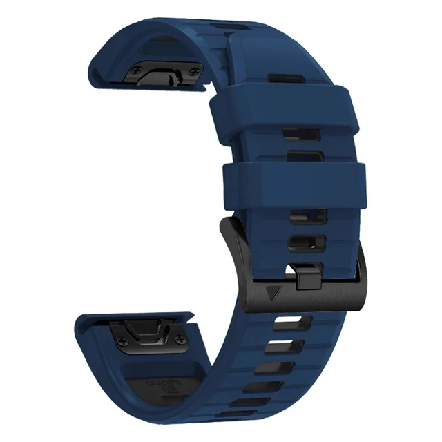 22 26 MM Siliconen Horlogeband Strap Voor Garmin Fenix 7 7X 6X 6 Pro 5 5X Plus Epix Gen2 Enduro 2 Polsband QuickFit Release Bracele - afbeelding 1