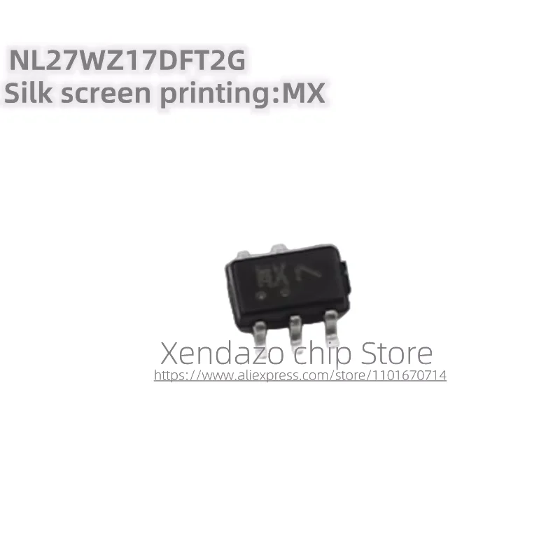 5pcs/lot NL27WZ17DFT2G NL27WZ17DFT2 SOT-363 package Silk screen printing MX Buffer chip