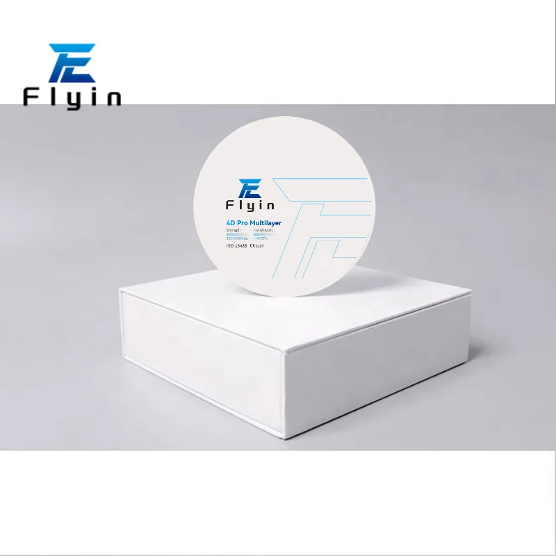 FLYIN 2024 Nuovo Design Dentale Zirconia Ceramica Materiale Dentale Zirconia Disco Ceramica Protesi Blocchi Dentali Standard