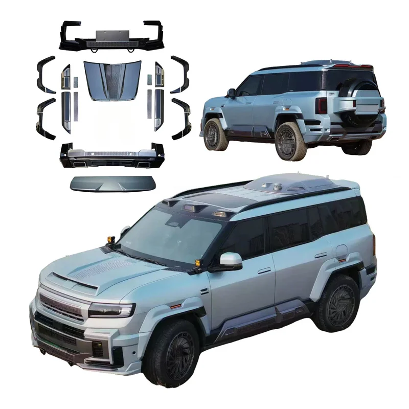 High Quality Wide Body Kit With Bumper Diffuser Fender Flares Bonnet For BYD Leopard 8 Exterior Tuning Parts