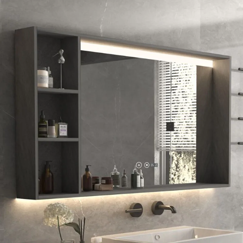 Nordic Accent Bathroom Cabinet Luxury Modern Aesthetic Shelves Toilet Vanity Cupboard Large Gabinete Lounge Suite Furniture view 5