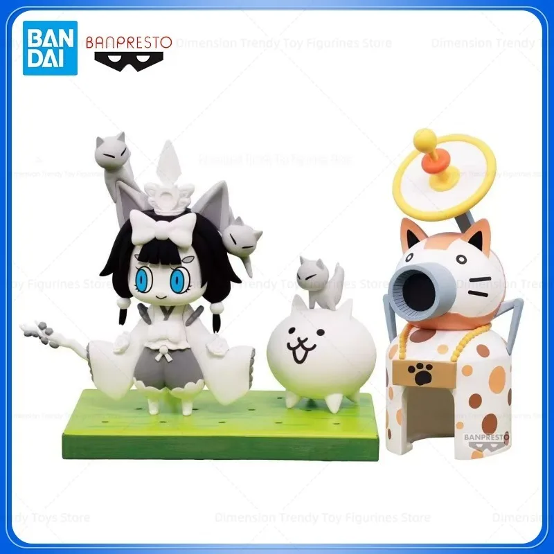 

Bandai In Stock BANPRESTO Anime The Battle Cats Super Extreme Cat Festival Action Figure Model Genuine Boxed Toy Gift DT