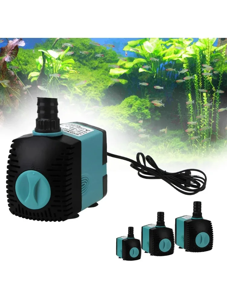Aquarium Fontein Energiebesparende Aquariumpomp Ultrastille Filter Visvijver EU Plug 3/10/25/35/50/60W Dompelpomp - afbeelding 2