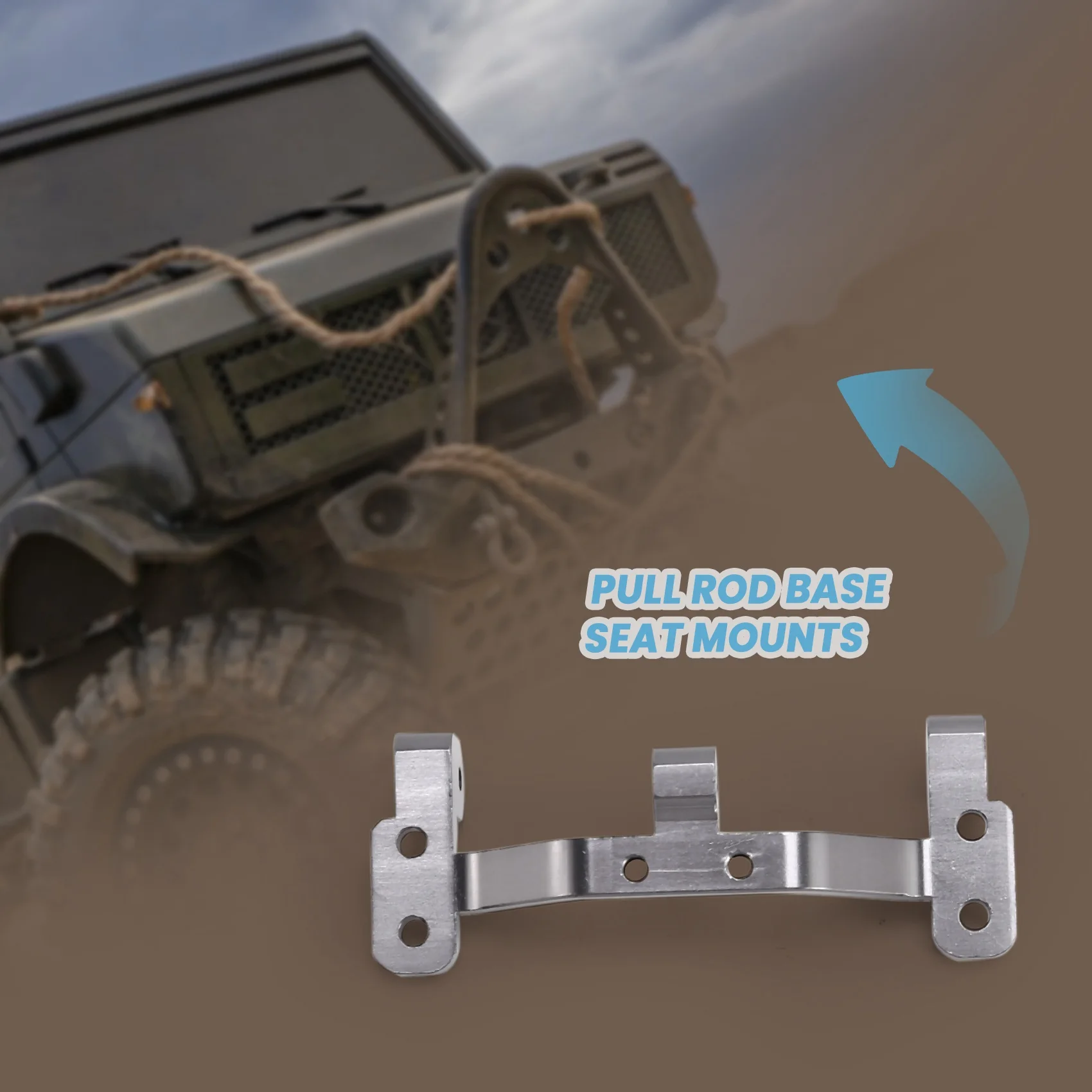 A88M Metal Pull Rod Base Seat Mounts Servo Set for WPL C24 C14 C14K C24K 1/16 RC Car Truck Crawler Spare Upgrade Parts