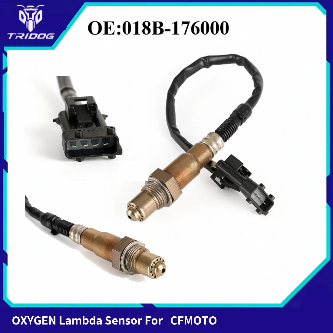 O2 Oxygen Sensor 018B-176000 for CFMOTO CF MOTO Uforce 500 Rancher 600  UTV Zforce 600/Z6-EX 500 SSV Z6 Z6-EX Terracross 625 EX