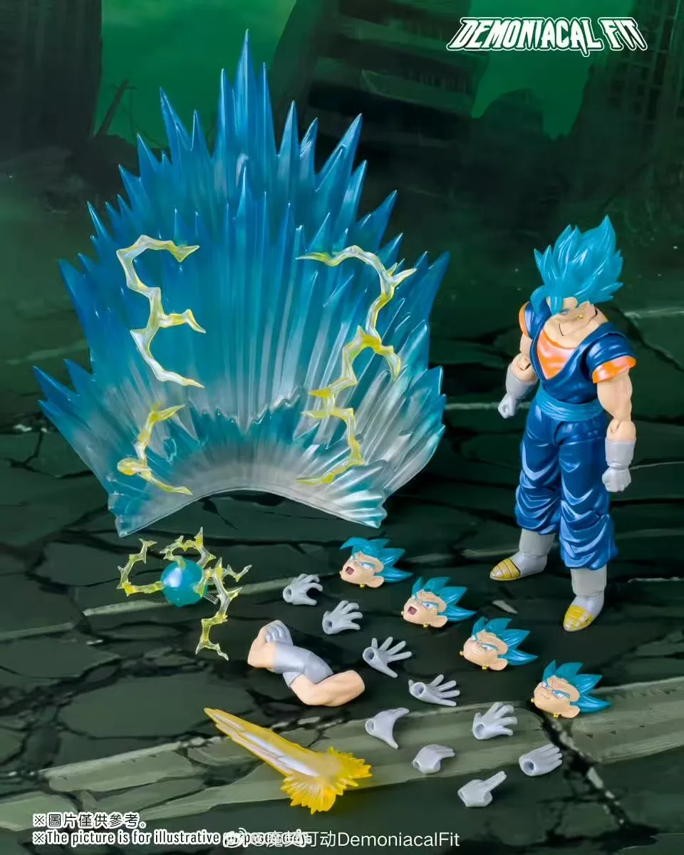 Op voorraad Dragon Ball Demoniacal Fit SHF 18 cm Vegeta beweegbare PVC-actiefiguur modelspeelgoed