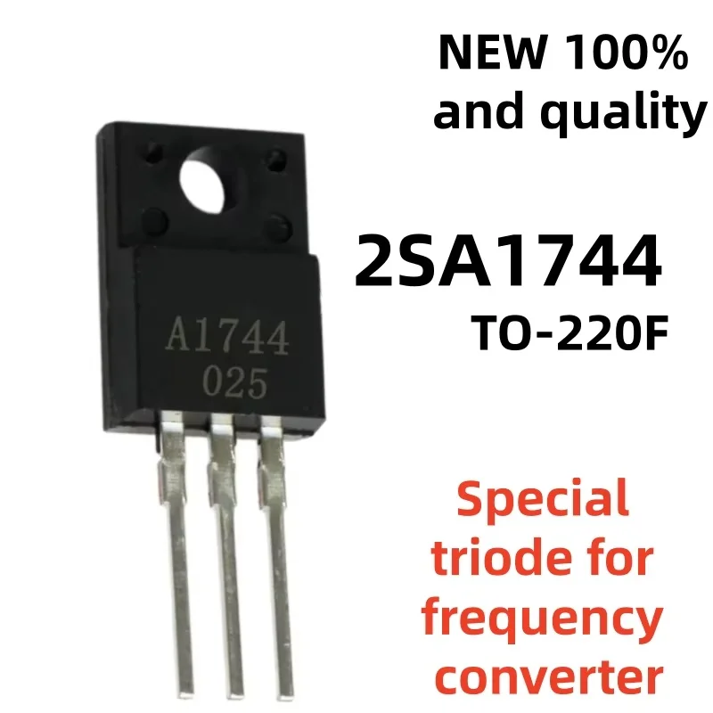 10-20-30pcs/ 100% Brand New 2SA1744 A1744 TO-220F Special triode for frequency converter