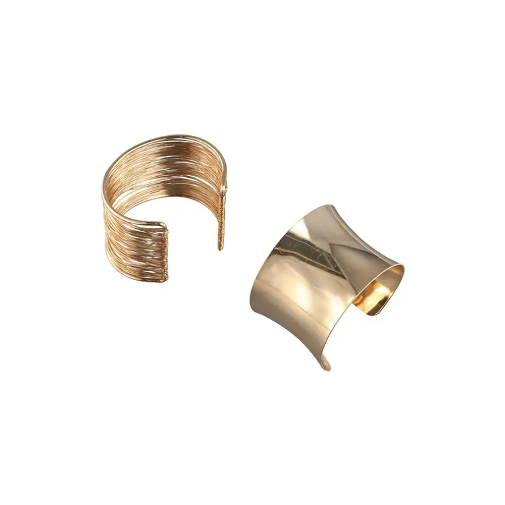 Europe American Wrist Accessory Alloy Girl Gift Couple Women Bracelet Wide Open Bracelet Bohemian Bracelet Cuff Bangles