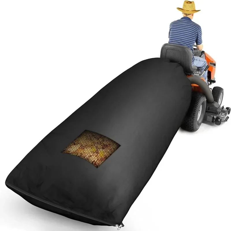 Large Capacity Lawn Tractor Leaf Bag Grass Catcher Bag Fast Leaf Collection for Most Riding Lawn Mowers 78.7