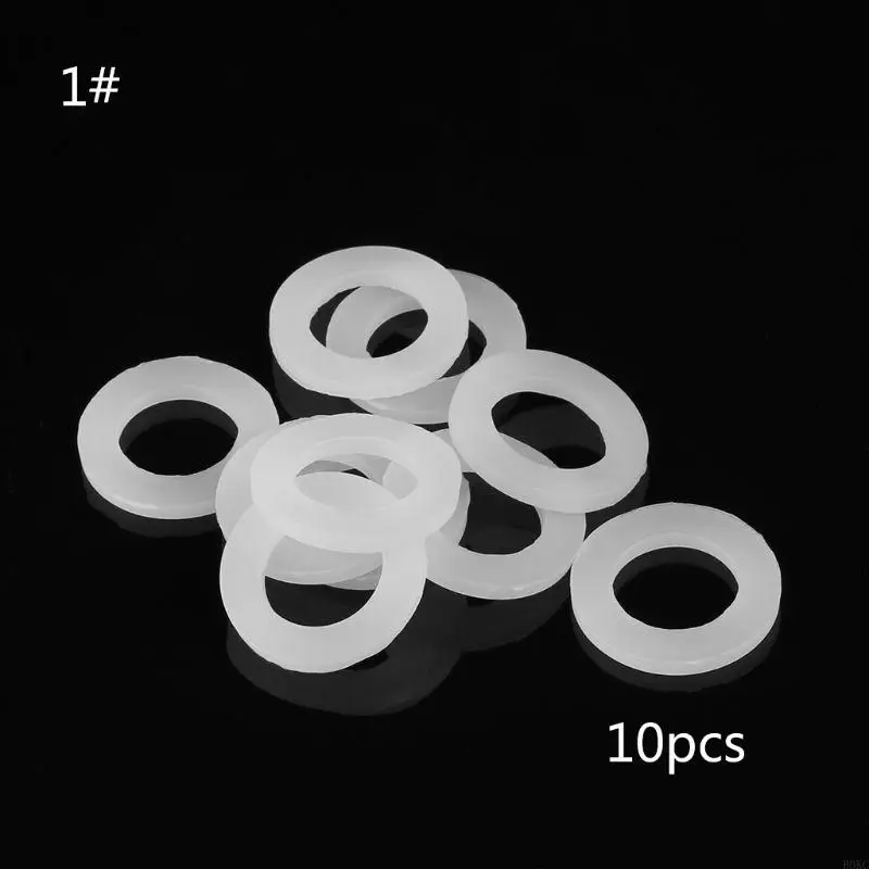B0KC 10PCS Bellows Pipe Seal Rings Washers Gasket Silicone Water "3/4" 1