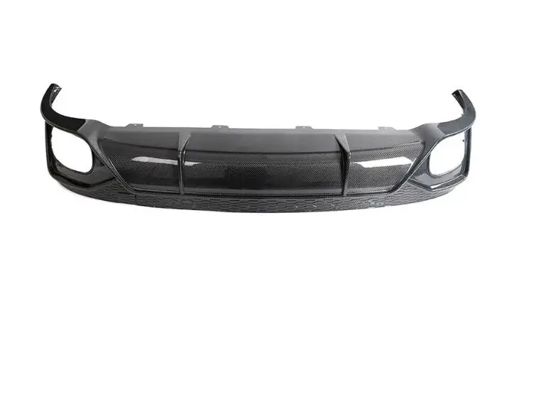For Audi RS Q8 RSQ8 2020-23 REAL CARBON Rear Bumper Diffuser Lip Spoiler