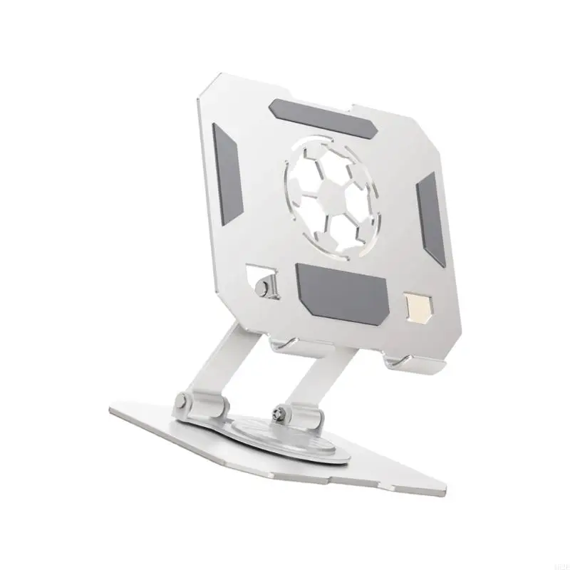 462E Double Pivots Adjustable 360 Swivels Desktop Stand For Pad Air Mini Foldable Carbon