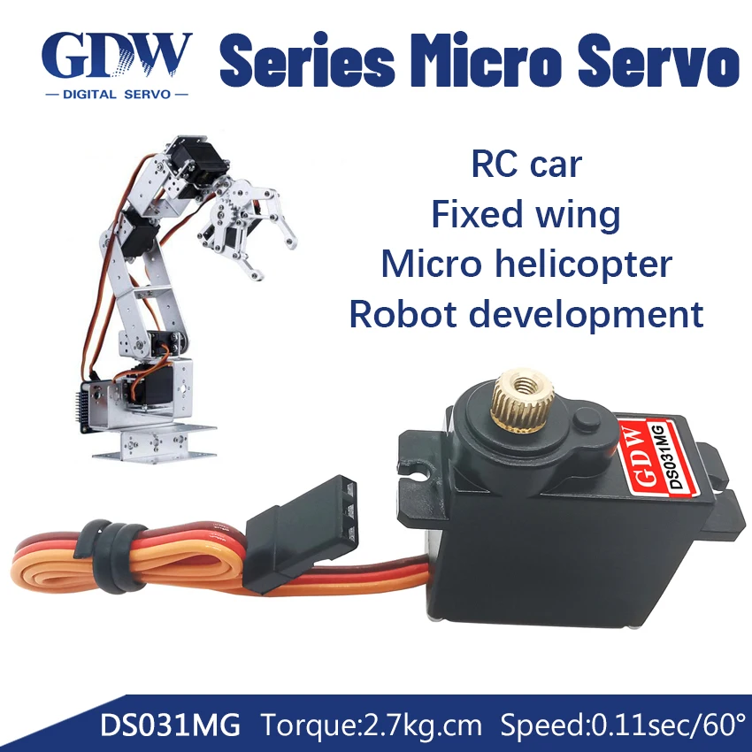 gdw-ds031mg-27kg-helicoptero-robo-com-engrenagem-de-metal-asa-fixa-9g12g-micro-servo-digital