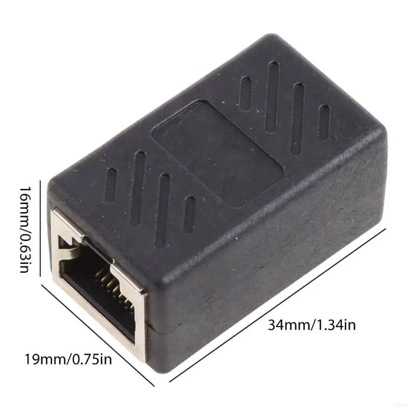 L93B RJ45 Female Ethernet Net Connector Coupler Extender Plug