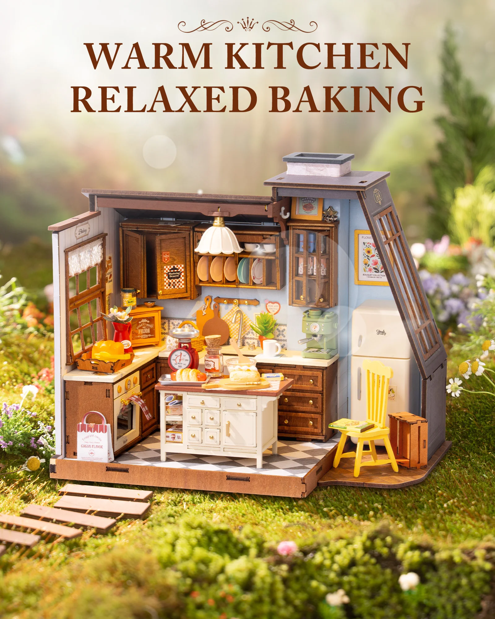 롤라이프 나무 3D 퍼즐 장난감 베이킹 키친 DIY 미 - Baking Kitchen Rolife 리뷰 및 가격