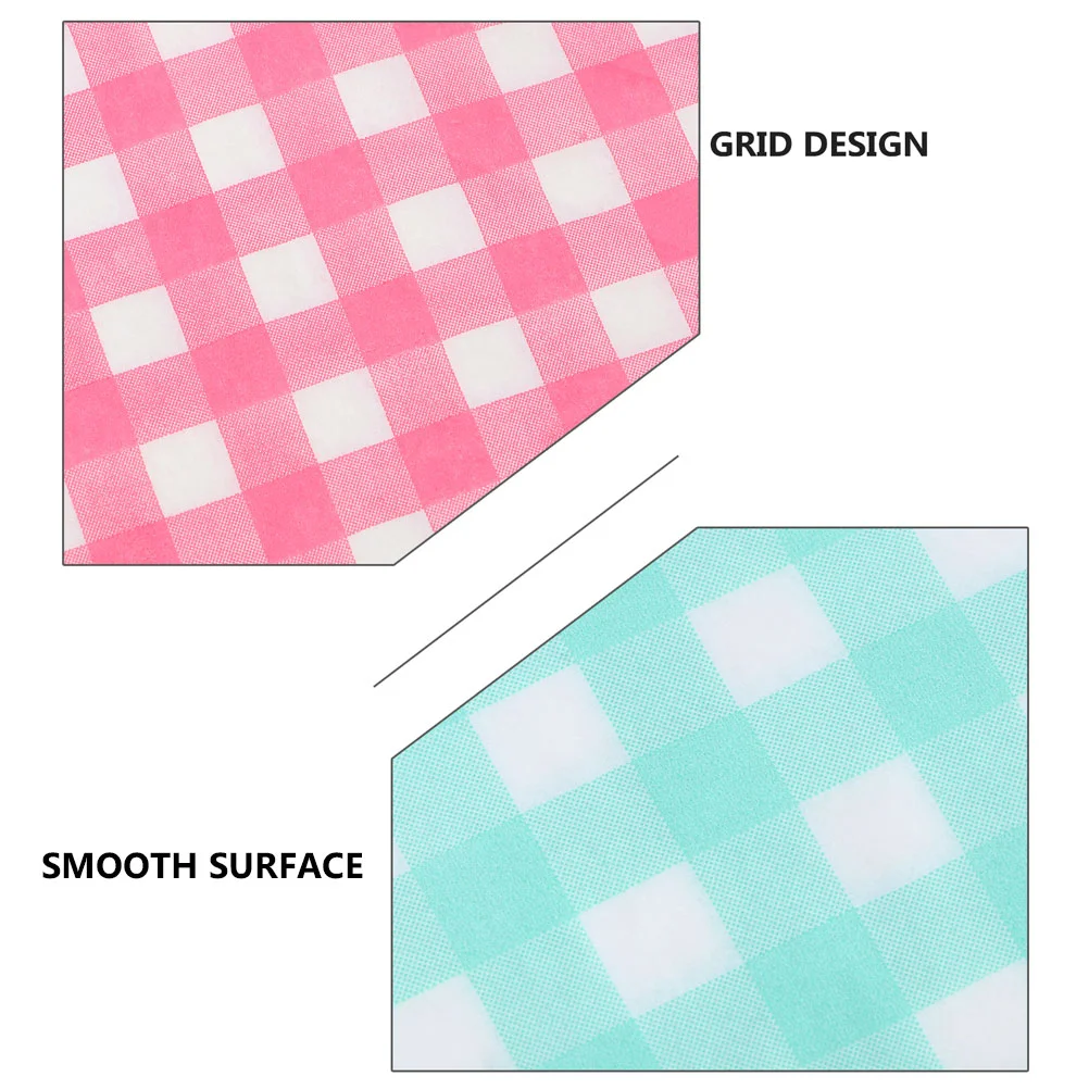 80 Pcs Paper Napkin Cocktail Napkins Kit Dinner Party Decoration Tissue Grid Patterned 180 Pulp