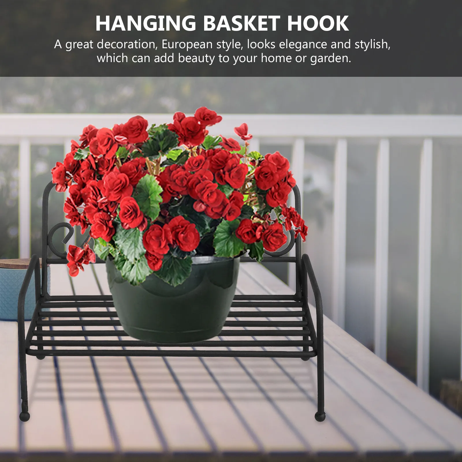 

1 шт. Декоративная подставка для цветов из кованого железа в форме стула, креативный металлический держатель для горшков, напольная полка для растений для дома и улицы