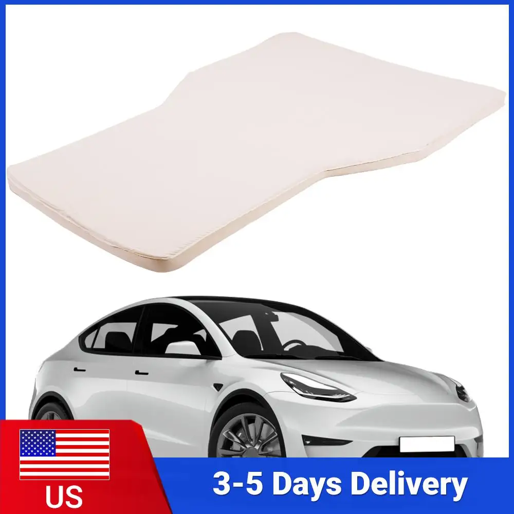 

For Tesla Model Y Foam Inflatable Mattress with Air Pump Foldable Sleep Mat 440LBS Load Capacity 2.36In Thick for Job Shifts/Nap
