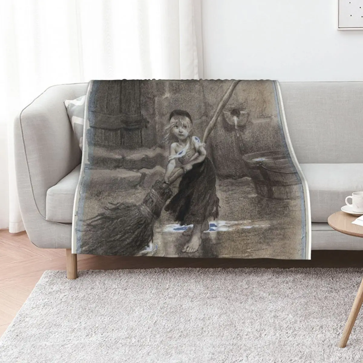 Les Miserables Throw Blanket Warm Accent Blanket for Living Room Decoration
