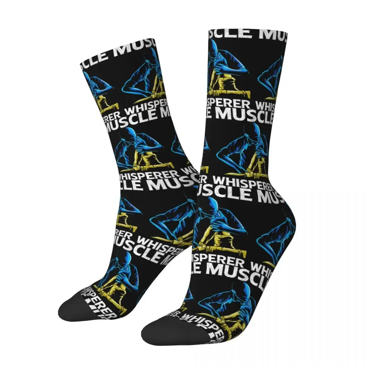 Muscle Whisperer Socks Harajuku High Quality Stockings All Season Long Socks Accessories for Unisex Gifts