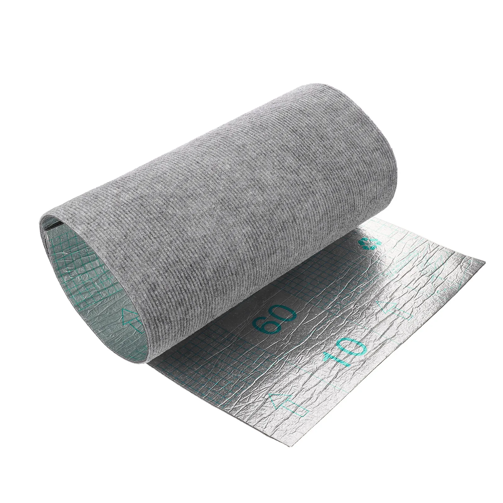 Ac Outdoor Unit Soundproof Mat 39x16 Inch Grey Self-Adhesive Noise Reduction Mat Waterproof Uv Resistant Anti-Drip Balcony Pad