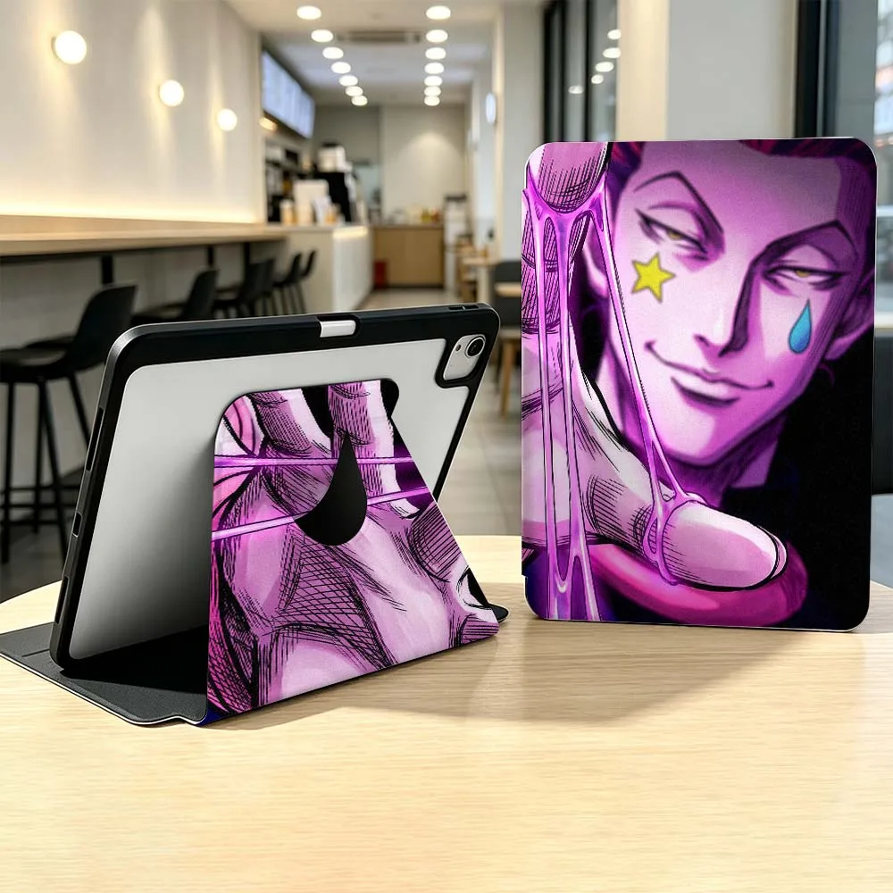 Anime H-Hunter x H-Hunter For Samsung Galaxy Tab A7 A8 A9 A11 S6 S7 S8 S9 S10 S11 FE Plus 360° Rotation Pen slot Tablet Case