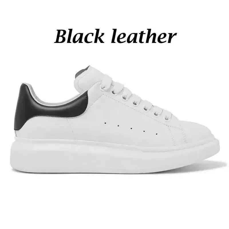 New Designer Casual Shoes Woman Mens White Smooth Calf Leather Large Flat Laces Sneakers Black Pink Light Blue Rounded Toe Suede