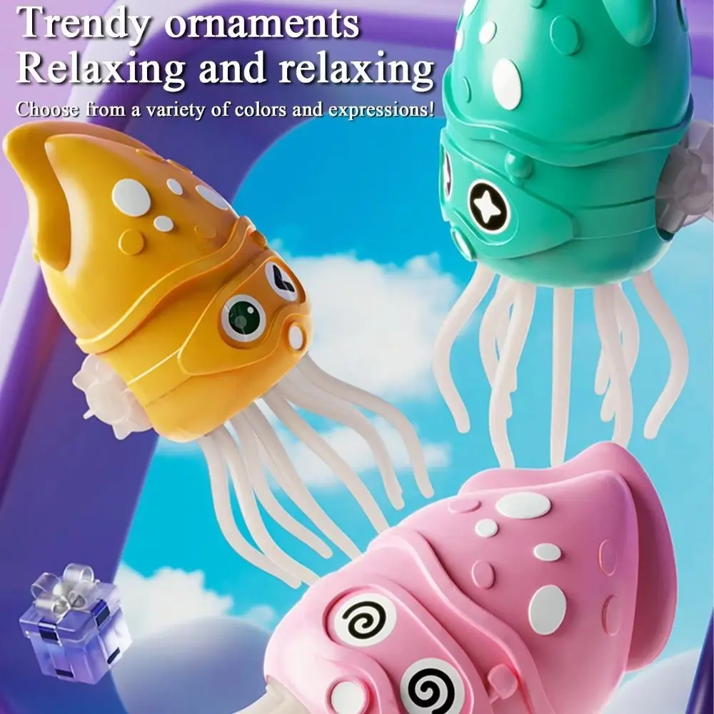 Plastic elektrisch dansend octopusspeelgoed met verlichting Interactief kruipend interactief octopusspeelgoed Simulatie ambachtelijk decor