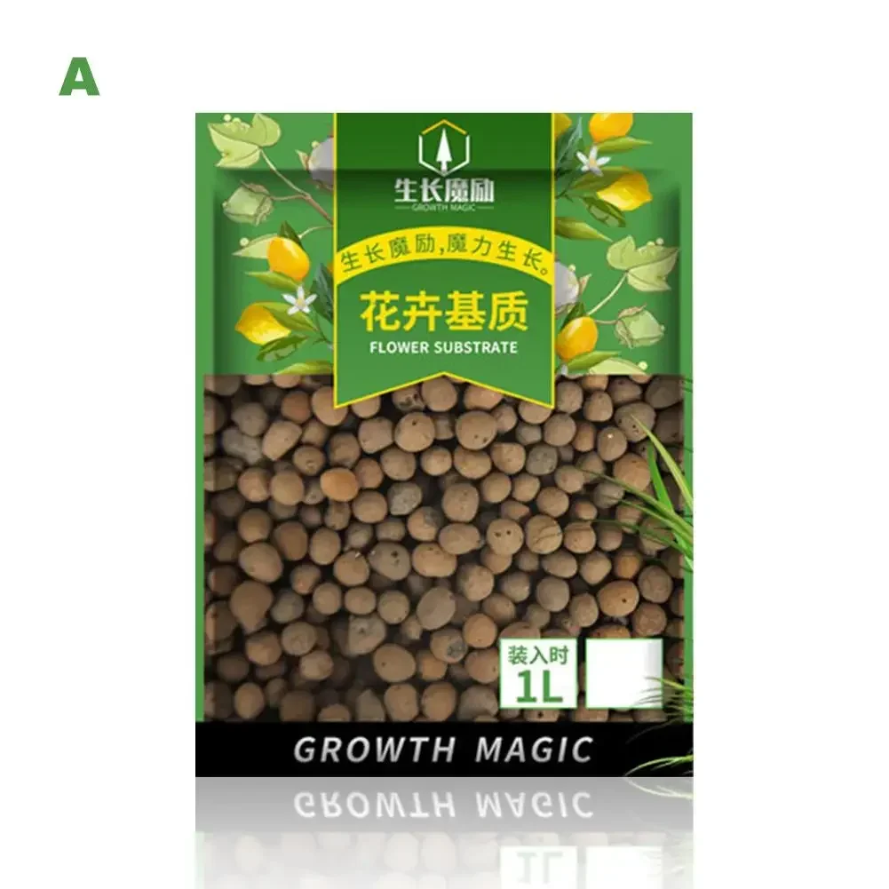 100g Organic Clay Pebbles 100% Natural Expanded Clay Pebbles For Hydroponic Gardening, Orchids, Drainage, Decoration, Aquaponics